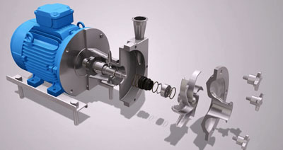 离心泵结构图 离心泵结构图